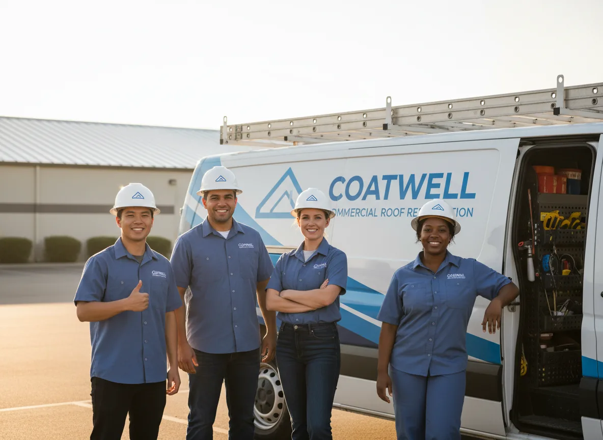 Commercial roof coating company in Ancona, IL